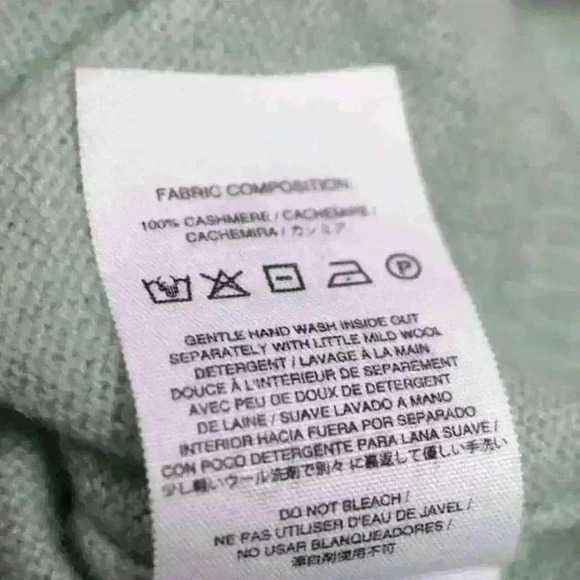 ANTHROPOLOGIE By Charli Cashmere Sweater Embroidered Making Waves Women Med - Picture 9 of 12